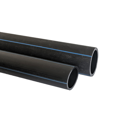 Tuyau en plastique adapté aux besoins du client de drainage de PE de tuyau d'approvisionnement en eau de HDPE de taille
