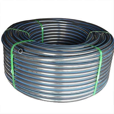 tuyau de drainage en plastique HDPE 32 mm 40 mm 50 mm 63 mm tuyau d'alimentation en eau en HDPE noir
