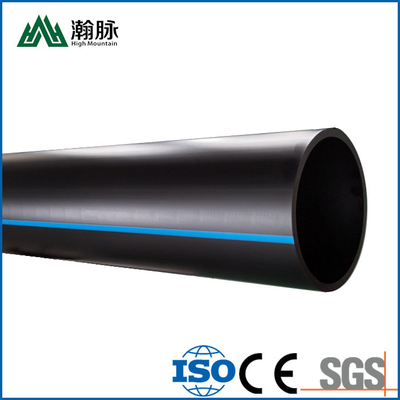 L'approvisionnement en eau de HDPE de drainage siffle le tuyau solide de HDPE de mur du PE 110 de haute performance