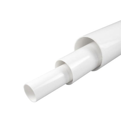 Les tuyaux épaissis de drainage de PVC PN10 ont adapté le tuyau aux besoins du client blanc d'eau potable de PVC