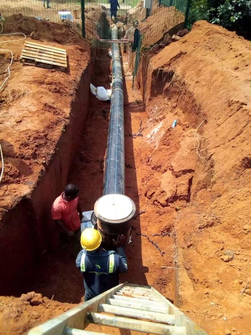 Dernière affaire concernant Chantier de construction d'installation de canalisation de client de l'Ouganda