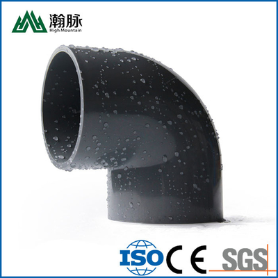 Qualité  Right Angle PVC Water Pipe Fittings 90 Degree Elbow UPVC DN20 - DN800 Usine