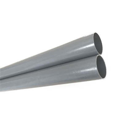 Le petit prix siffle PVC U de gris siffle pouce Gray For Water Supply du diamètre 8 de 125mm