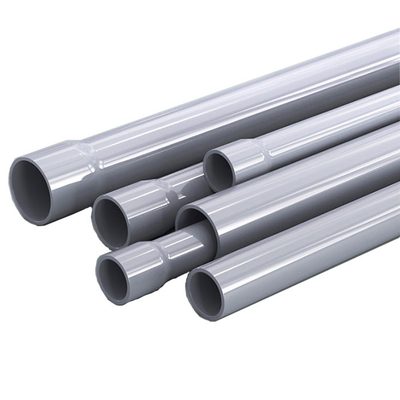 Le petit prix siffle PVC U de gris siffle pouce Gray For Water Supply du diamètre 8 de 125mm