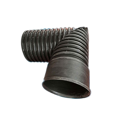 Les doubles soufflets de mur pour drain l'inspection soudée de coude joint bien des garnitures de tuyau de HDPE