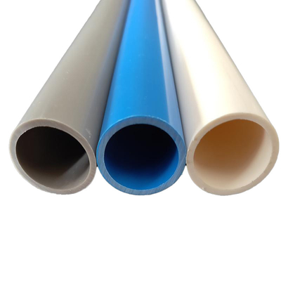 Drainage en plastique en U adapté aux besoins du client d'approvisionnement en eau de tuyaux de PVC