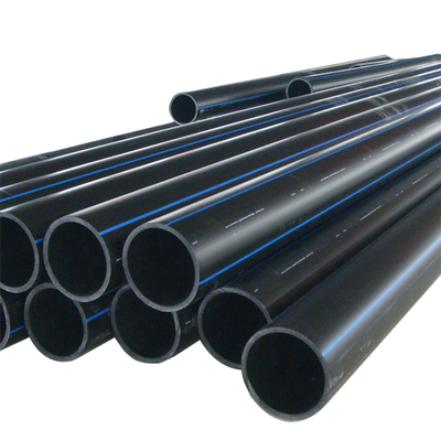 Plastique à haute densité de noir de tuyau de HDPE de polyéthylène pour l'approvisionnement en eau et le drainage
