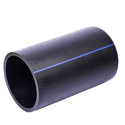 Ponceau en plastique noir de HDPE de tuyau d'approvisionnement en eau de PE pour l'irrigation
