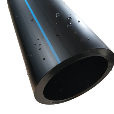 Noir de caractéristiques de tuyau d'approvisionnement en eau de HDPE de drainage de PE de polyéthylène divers