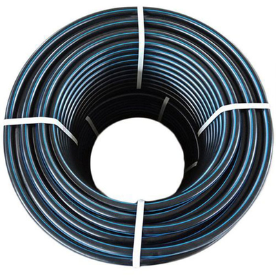 Résistance noire de fente de l'irrigation DN25mm de tuyau d'eaux d'égout de drainage d'approvisionnement en eau de HDPE de couleur