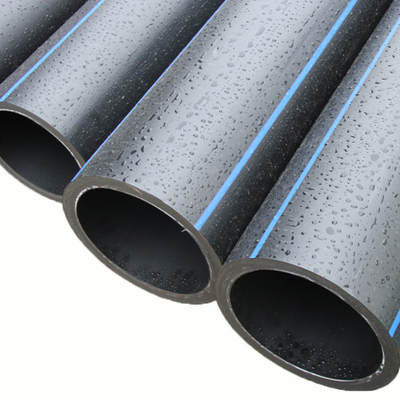 Tuyau en plastique PN16 PE100 DN1000mm d'approvisionnement en eau de HDPE bleu noir de couleur