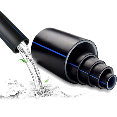 La tuyauterie en plastique du tuyau SDR11 SDR26 d'approvisionnement en eau de HDPE d'égout de PE a adapté aux besoins du client