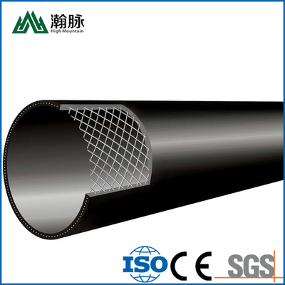 Fil d'acier noir adapté aux besoins du client de tuyau d'offre de HDPE Mesh Reinforced Pe Composite DN25mm