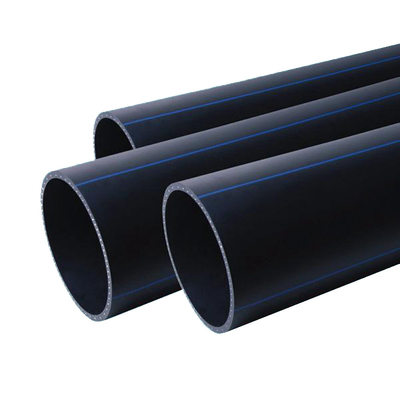 Couleur noire en plastique de dragage DN20mm du tuyau PE100 d'approvisionnement en eau de HDPE de drainage