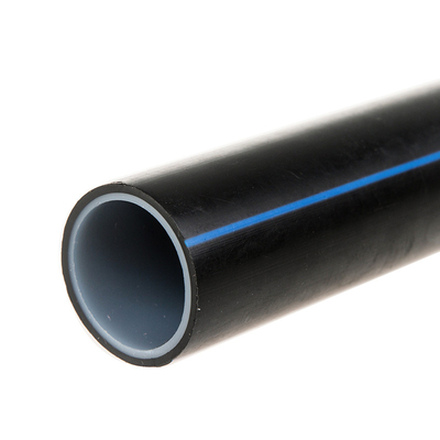 Pipe d'approvisionnement en eau en HDPE en bobine noire Pe Pipe perforée en plastique Pe100