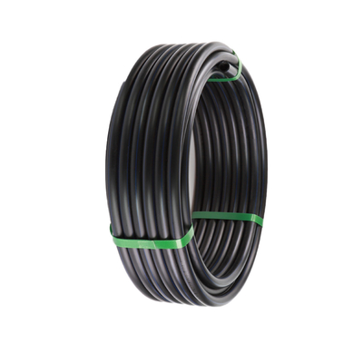 Pipe hdpe abordable en bandes noires/bleues résistant à la corrosion