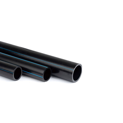 Longueur personnalisable Pipe à eau Hdpe noir et bleu Pipe à eau à résistance à la corrosion