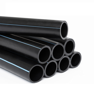 Pipes d'alimentation en eau en HDPE résistantes à la corrosion pour taille et épaisseur personnalisées 2,3 mm-117,6 mm