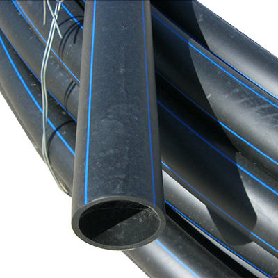 PE bleu ou noir avec bande bleue HDPE tuyau d'eau pour l'approvisionnement en eau