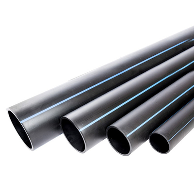 DN16mm-1800mm Hdpe Pipe Pe Pipe certifié selon ISO9001 en bleu ou noir