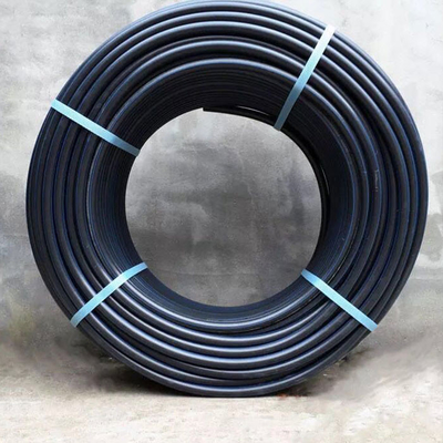 14001 Pipes d'alimentation en eau certifiées en PEHD à bande bleue