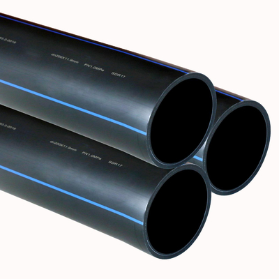 Pipe d'approvisionnement en eau en PE de longueur personnalisée