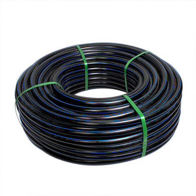 Pièces d'approvisionnement en eau en HDPE bleu de longueur personnalisée