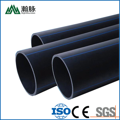 Pièces en plastique HDPE DN16-1800 pour l'approvisionnement en eau avec tuyau de drainage en polyéthylène résistant à la corrosion