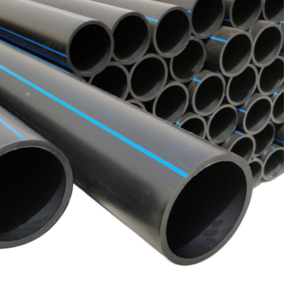 Pièces en plastique HDPE DN16-1800 pour l'approvisionnement en eau avec tuyau de drainage en polyéthylène résistant à la corrosion
