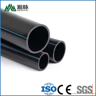 Longueur selon les exigences du client Pipes d'alimentation en eau HDPE avec services de traitement de coupe et épaisseur de 2,3 mm-117,6 mm