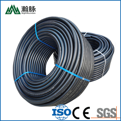 Certification de tuyauterie Hdpe personnalisable 45001 2,3 mm-117,6 mm pour les applications de tuyauterie flexible