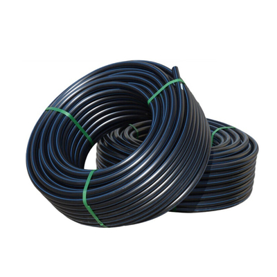 tuyaux d'alimentation en eau en PEHD résistant à la corrosion DN16mm-1800mm bleu ou noir avec bande bleue