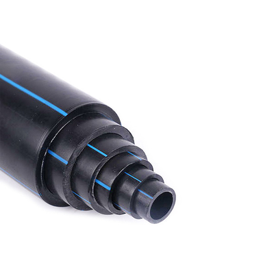 Écoulement d'eau et drainage Pipes d'alimentation en eau HDPE d'une épaisseur de 2,3 mm à 117,6 mm Fabriquées à partir de matières premières PE HDPE