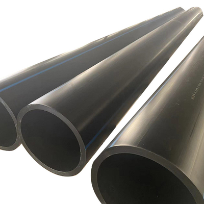 tuyaux d'approvisionnement en eau en polyéthylène HDPE à haute densité d'une épaisseur de 2,3 mm à 117,6 mm adaptés au réseau de distribution d'eau