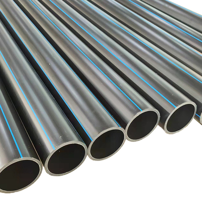 Pipes d'alimentation en eau en PEHD à bonne résistance aux chocs et certifiées ISO4427/4437