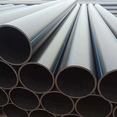Pipes d'alimentation en eau en PEHD à bonne résistance aux chocs et certifiées ISO4427/4437