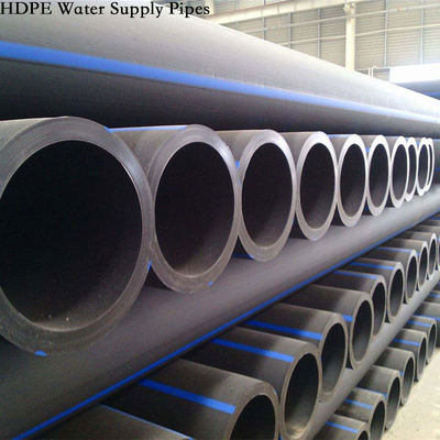 Pipes d'eau en PEHD sans fuite résistant aux UV et au gel certifié NSF ISO tailles 20-1200mm installation rapide