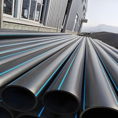 Pipe en PE de 9 m de longueur pour la protection des câbles souterrains en HDPE de polyéthylène à haute densité
