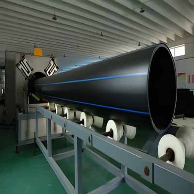 Pipe en PE de 9 m de longueur pour la protection des câbles souterrains en HDPE de polyéthylène à haute densité