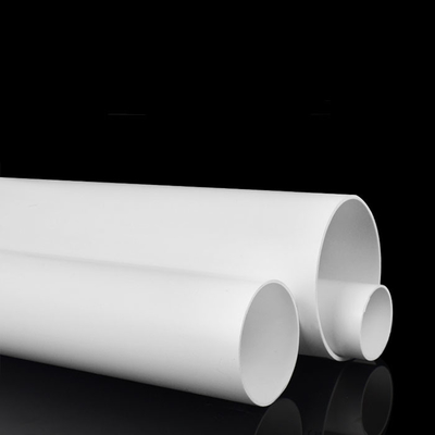 Tuyau 160mm enduit blanc de ventilation de PVC du diamètre 50mm 110mm de tuyaux de drainage de PVC